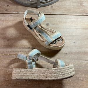 Sam Edelman Artica Espadrille Platform Sandals Size: 6